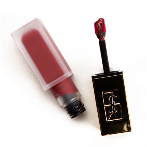 ysl tatouage couture liquid matte lip stain temptalia